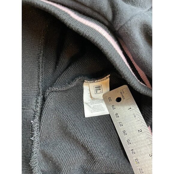 FILA Black Crewneck Multicolor Spellout Women's Sweatshirt Size Small Athletic - Picture 4 of 7